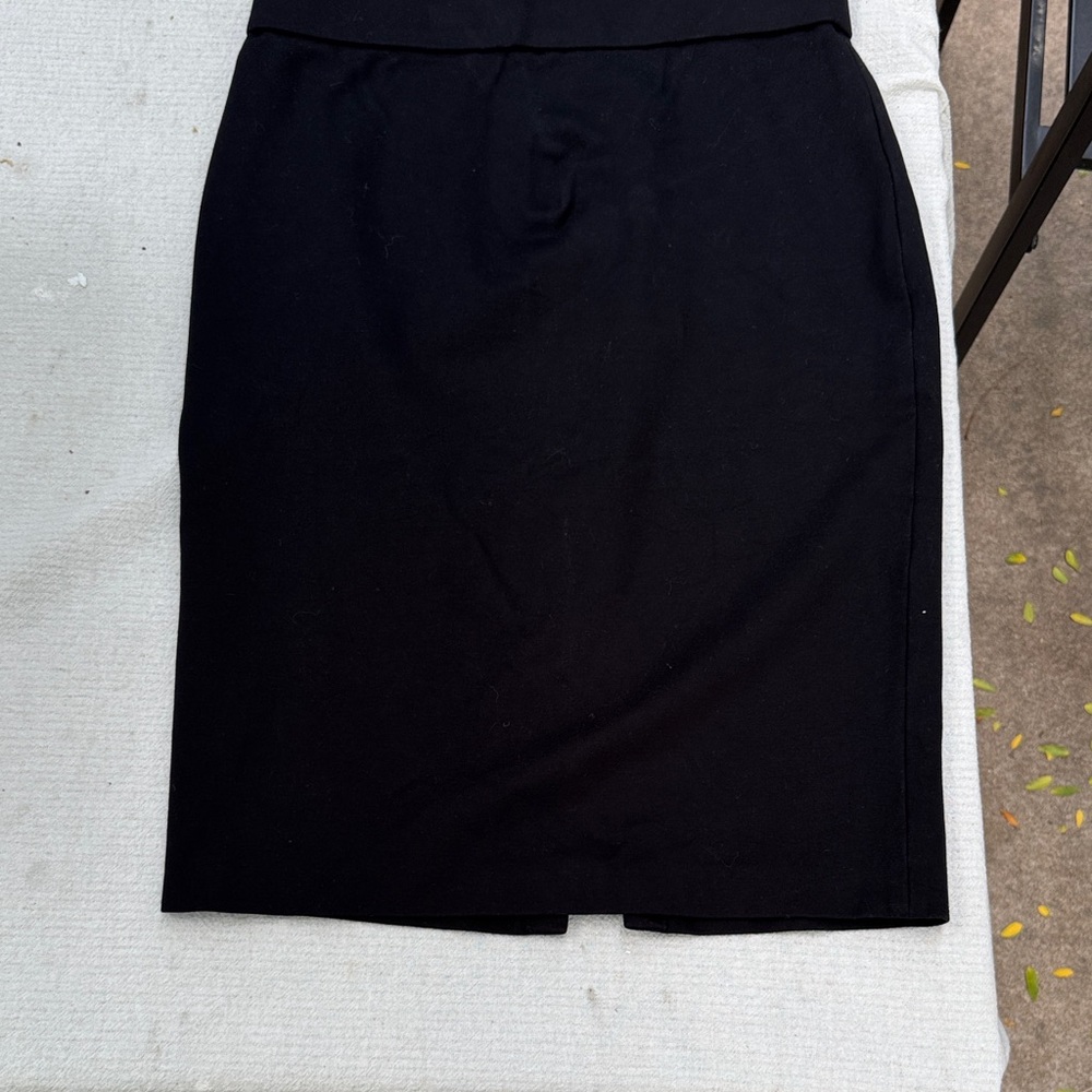 ANTONIO MELANI Classic Black Pencil Skirt